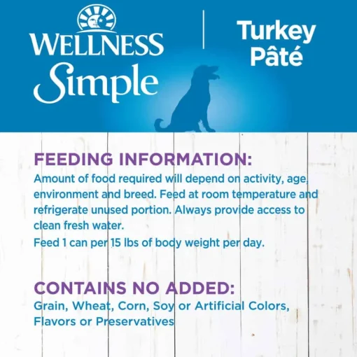 Best Wellness Simple Natural Grain Free Limited Ingredient Turkey & Potato Recipe Wet Dog Food