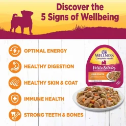 Discount Wellness Complete Health Wellness Small Breed Petite Entrees Mini-Filets Roasted Chicken, Beef, Carrots & Green Beans Grain Free Wet Dog Food