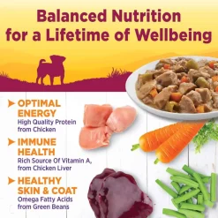 Discount Wellness Complete Health Wellness Small Breed Petite Entrees Mini-Filets Roasted Chicken, Beef, Carrots & Green Beans Grain Free Wet Dog Food