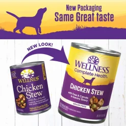 Fashion Wellness Complete Health Wellness Thick & Chunky Natural Grain Free Chicken Stew Canned Wet Dog Food