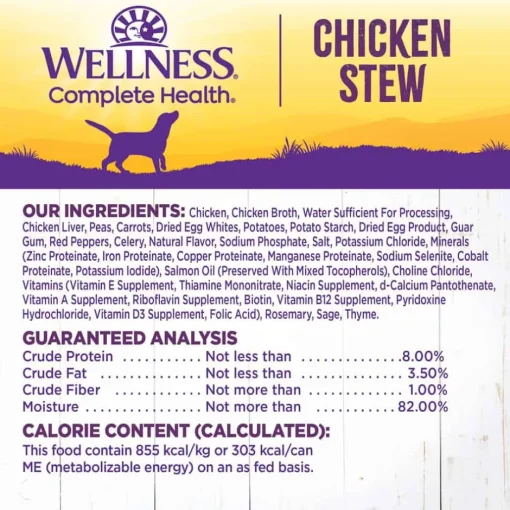 Fashion Wellness Complete Health Wellness Thick & Chunky Natural Grain Free Chicken Stew Canned Wet Dog Food