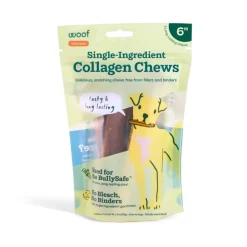 Best Woof BullySafe Chews - Pure Collagen - 6in