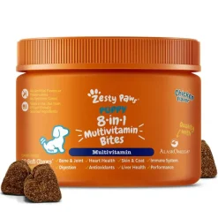 Sale Zesty Paws Puppy Multivitamin 8-in-1 Chicken Flavor Soft Chew Supplement for Dogs
